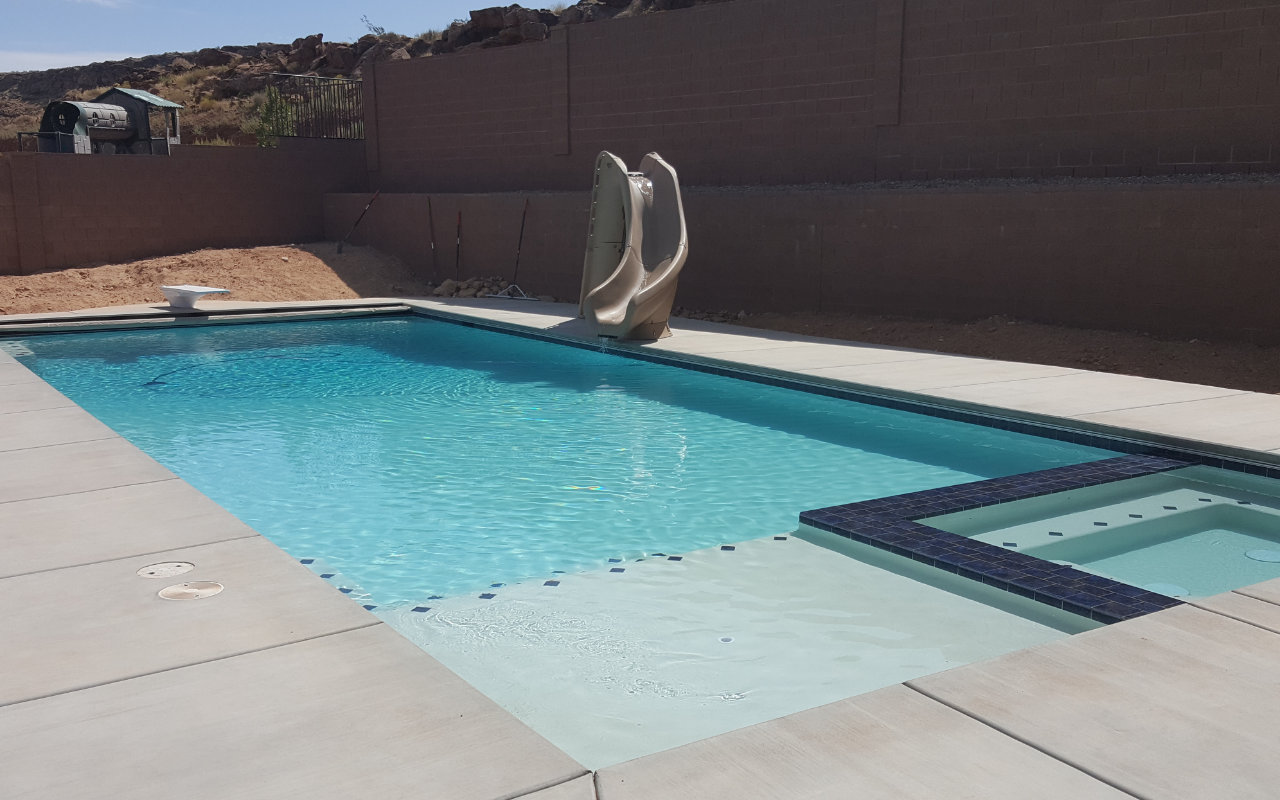 St George Pools - Custom Pool Concrete Swim Away!