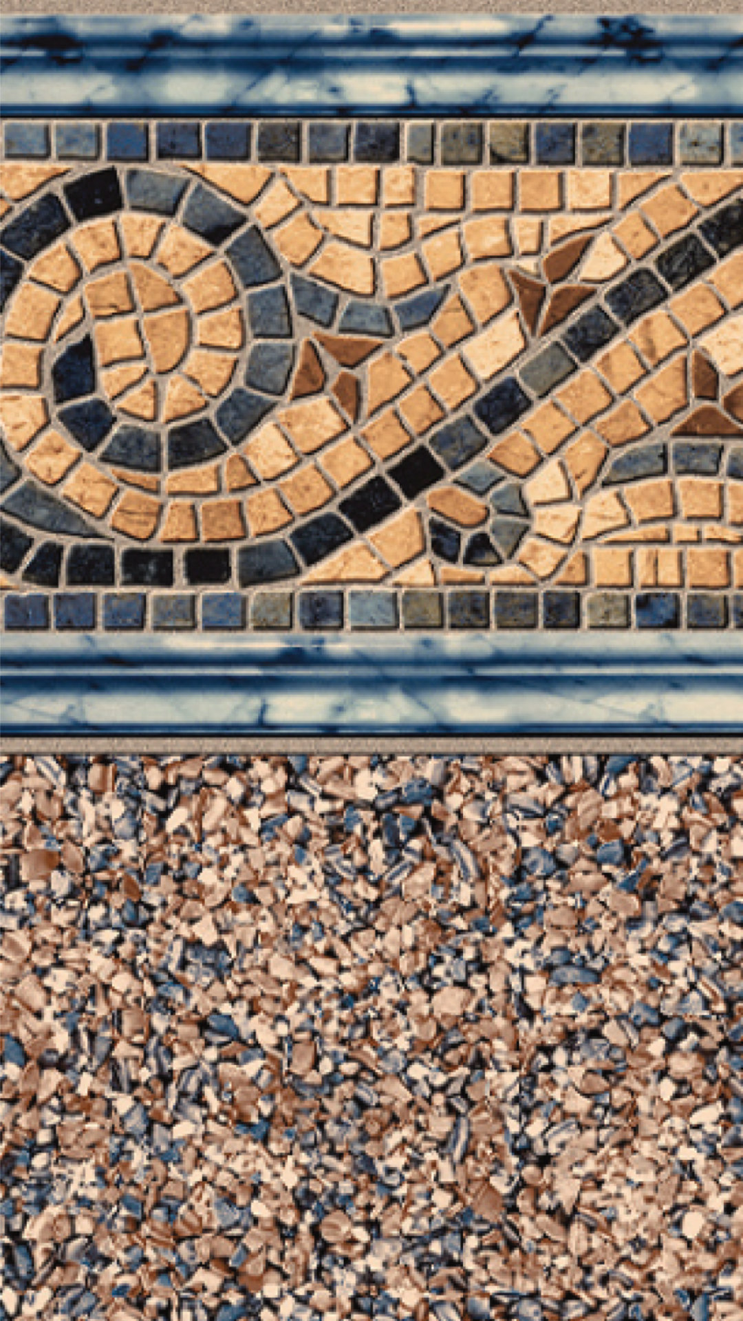 St George Pools - Siesta Wave Verona - Vinyl Liner Pattern